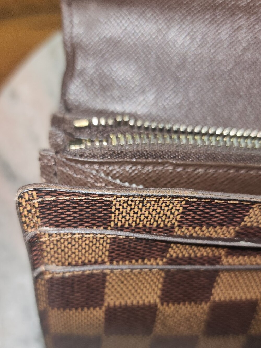 Louis Vuitton Brown Monogram & Damier Wallet Pair - Picture 11 of 15